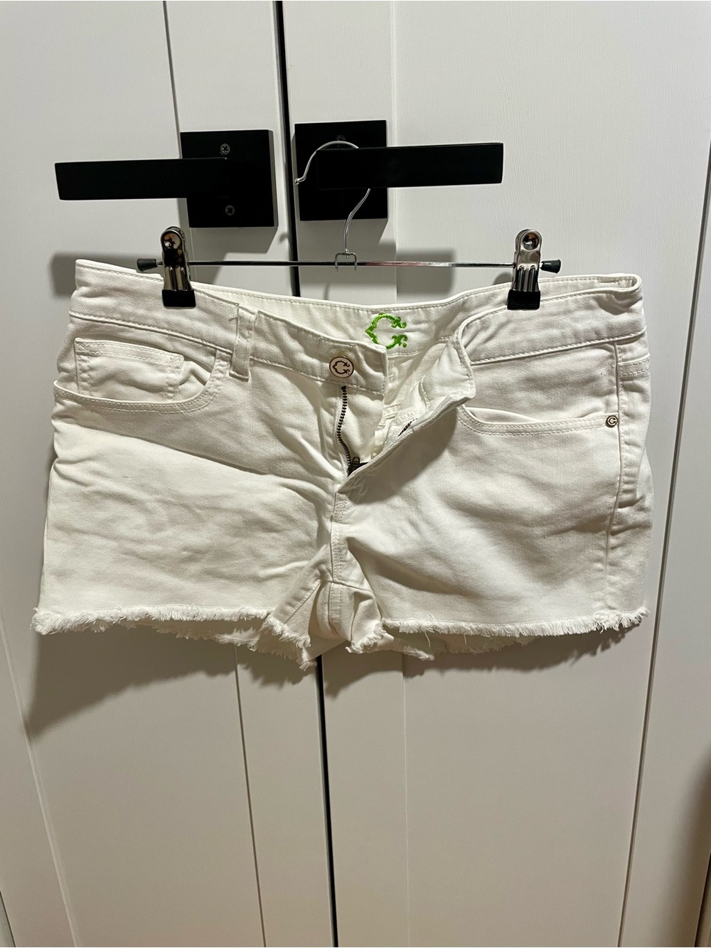 Citizens Of Humanity White Denim Cutoff Shorts